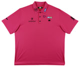 John Daly Authentic Signed Match Worn Pink Loudmouth Polo Shirt BAS #BK84762