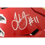Julio Jones Autographed Atlanta Falcons SpeedFlex TB Helmet Beckett WIT 56449