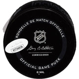 Nate MacKinnon Signed Colorado Avalanche 25th Anv. Hockey Puck JSA 43460