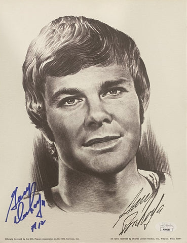 Gary Dornhoefer Signed 8x10 Philadelphia Flyers Photo JSA