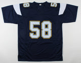 Thomas Davis Sr. Signed Los Angeles Chargers Jersey (JSA COA) 3xPro Bowl L.B