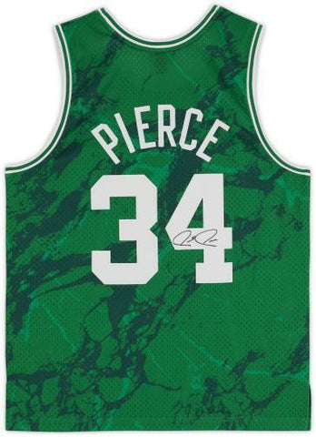 FRMD Paul Pierce Celtics Signed Mitchell & Ness 2007-2008 Marble Swingman Jersey
