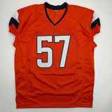 Autographed/Signed Dre Greenlaw Denver Orange Pro Cut Jersey Beckett BAS COA