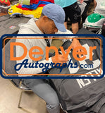 Eric Allen Autographed Pro Style Size XL Black Jersey Beckett Witness 50953