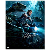 Chris Pratt Autographed Jurassic World Velociraptor The Hunt 16x20 Photo