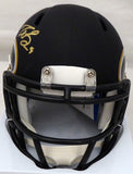 DREW BREES AUTOGRAPHED SAINTS AMP BLACK SPEED MINI HELMET IN GOLD BECKETT 179413