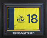 Chris Gotterup Signed & Framed 2026 PGA Championship Pin Flag JSA #CM34154