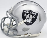 Aidan O'Connell Autographed Raiders Silver Mini Helmet Beckett Witness W975612
