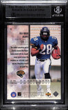 Fred Taylor Signed 1999 UD Black Diamond Rookies #93 Card Beckett 43900
