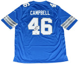 JACK CAMPBELL AUTOGRAPHED DETROIT LIONS #46 BLUE NIKE JERSEY FANATICS