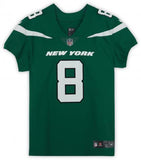 Aaron Rodgers New York Jets Autographed Nike Green Elite Jersey