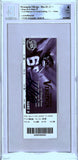 Adrian Peterson Signed Minnesota Vikings Ticket Stub 11/30/08 Becket Slab 43234