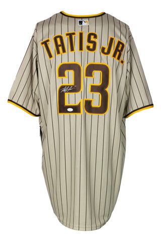 【週末限定割引】 Tatis Jr サインジャージ MLB認証付き MLB フェルナンド・タティス・ジュニア パドレス ユニフォーム