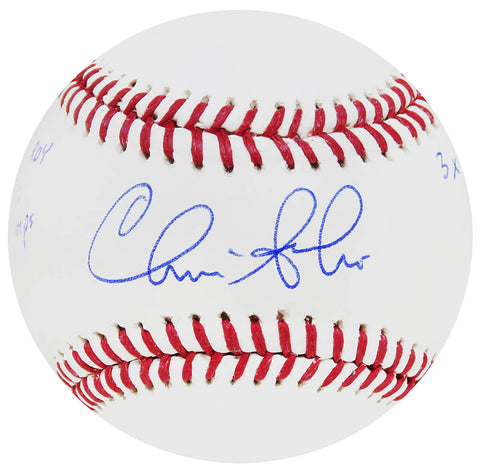 Chris Sabo Signed Rawlings MLB Baseball w/88 ROY, 90 Champ, 3x All Star (SS COA)