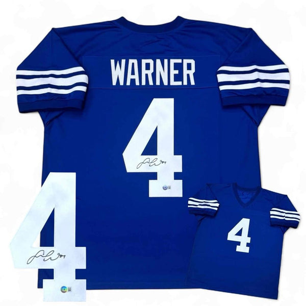 Fred Warner Autographed SIGNED Jersey - Royal - Beckett Authenticated