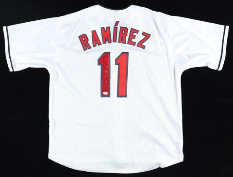 Jose Ramirez Signed Cleveland Guardians Jersey (JSA) 2xAll Star 3rd Baseman