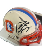 Peyton Manning Autographed Denver Broncos Retro Mini Helmet -- Fanatics COA
