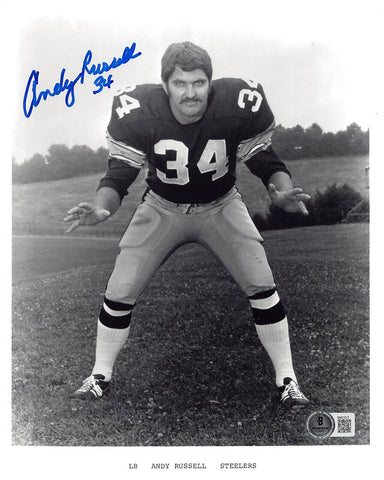 Steelers Andy Russell Authentic Signed 8x10 Photo Autographed BAS #BM01812