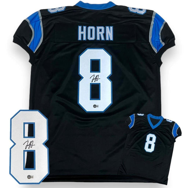 Jaycee Horn Autographed SIGNED Game Cut Style Jersey - Black - Beckett