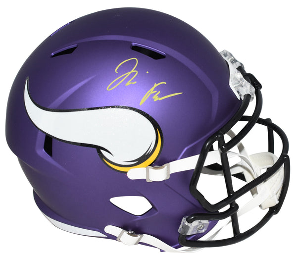 TAI FELTON AUTOGRAPHED MINNESOTA VIKINGS FULL SIZE SPEED HELMET BECKETT