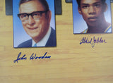 UCLA LEGENDS AUTOGRAPHED 22X40 LITHOGRAPH 7 SIGS JABBAR WOODEN BECKETT 121631