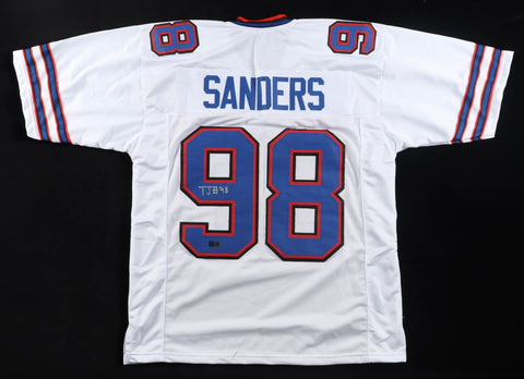 T. J. Sanders Signed Buffalo Bills Jersey (TSE) Ex-South Carolina / Edge Rusher