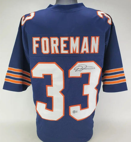 D'Onta Foreman Signed Bears Jersey (Beckett) Chicago's 2023 Backfield Addition