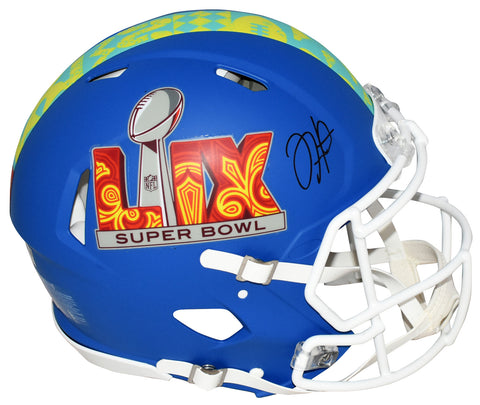 JALEN HURTS SIGNED PHILADELPHIA EAGLES SUPER BOWL LIX AUTHENTIC SPEED HELMET