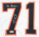 Josh Hader Signed Houston Astros Jersey Inscribed "Go Astros" (Beckett) Closer