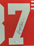 FRAMED SAN FRANCISCO 49ERS DWIGHT CLARK AUTOGRAPHED SIGNED JERSEY TRISTAR HOLO