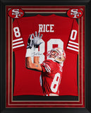 Jerry Rice Signed Hand Painted LE 1/1 By William Zavala Framed Jersey Fanatics
