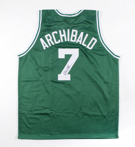 Nate "Tiny" Archibald Signed Boston Celtic Jersey (JSA COA) 3xNBA All Star Guard