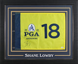 Shane Lowry Signed & Framed 2026 PGA Championship Pin Flag JSA #CM34142