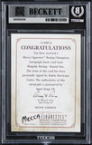 Rubin Carter Signed 2010 Ringside Boxing #ARHC2 Card Auto Grade 10! BAS Slabbed