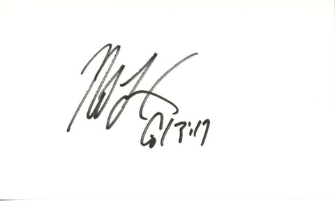 Neil Lomax Autographed St Louis Cardinals Index Card Beckett 45354