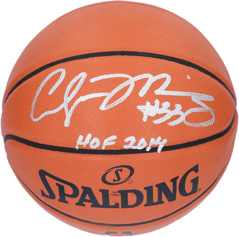 Alonzo Mourning Miami Heat Signed Indoor/Outdoor Basketball & "HOF 2014" Insc