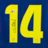 Thierry Henry Signed FC Barcelona Home Soccer Jersey #14 with Beckett COA