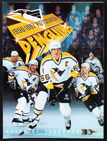1996 Pittsburgh Penguins Official Yearbook Magazine 2