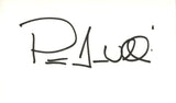 Peter Tom Wilis Autographed Chicago Bears Index Card Beckett 45386