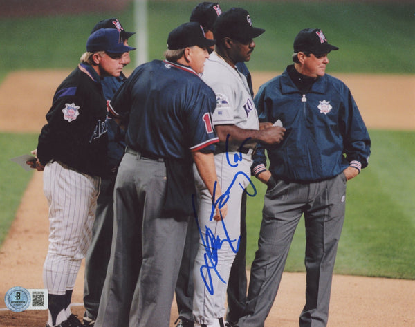 Rockies Don Baylor Authentic Signed 8x10 Horizontal Photo BAS #BV03199