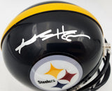 ANTONIO BROWN AUTOGRAPHED PITTSBURGH STEELERS MINI HELMET BECKETT BAS 121821
