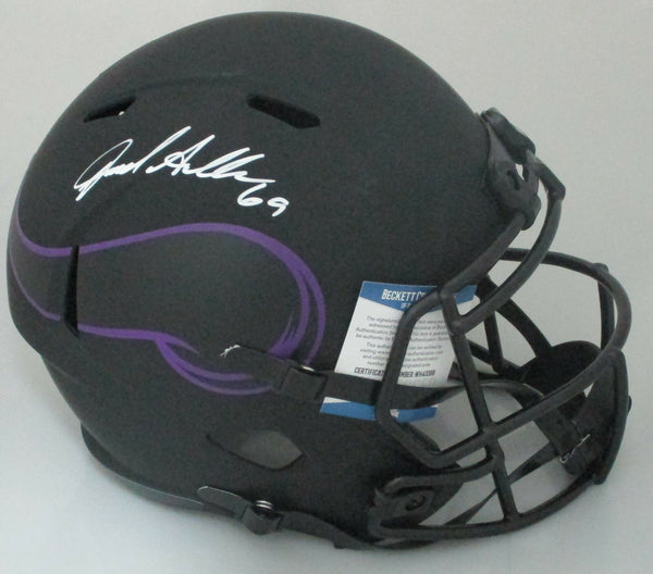 Vikings JARED ALLEN Signed Riddell Full Size ECLIPSE Replica Helmet - Beckett