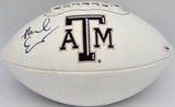 Mike Evans Autographed Texas A&M Aggies White Logo Football PSA/DNA #R24719