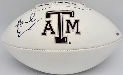 Mike Evans Autographed Texas A&M Aggies White Logo Football PSA/DNA #R24719