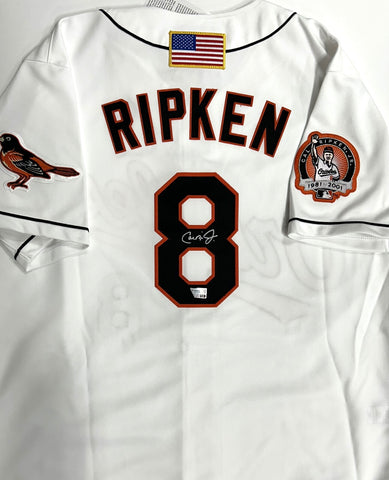 Orioles HOF'er CAL RIPKEN JR. Signed Official Mitchell & Ness Jersey AUTO - FAN