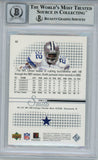 Emmitt Smith Signed 2002 SP Authentic #82 Trading Card Beckett 10 Slab 35097