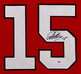 Artem Anisimov Signed Chicago Blackhawks Reebok style Jersey (PSA COA)
