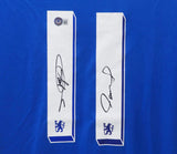 Torres & Drogba Signed 2012 UCL Final Chelsea Soccer Jersey with Beckett COA