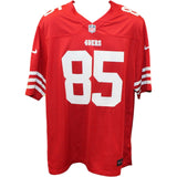 George Kittle Autographed San Francisco 49ers Nike Red Game Jersey Beckett 46423