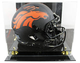 Broncos Bo Nix Signed Eclipse Full Size Speed Proline Helmet W/ Case BAS Witness